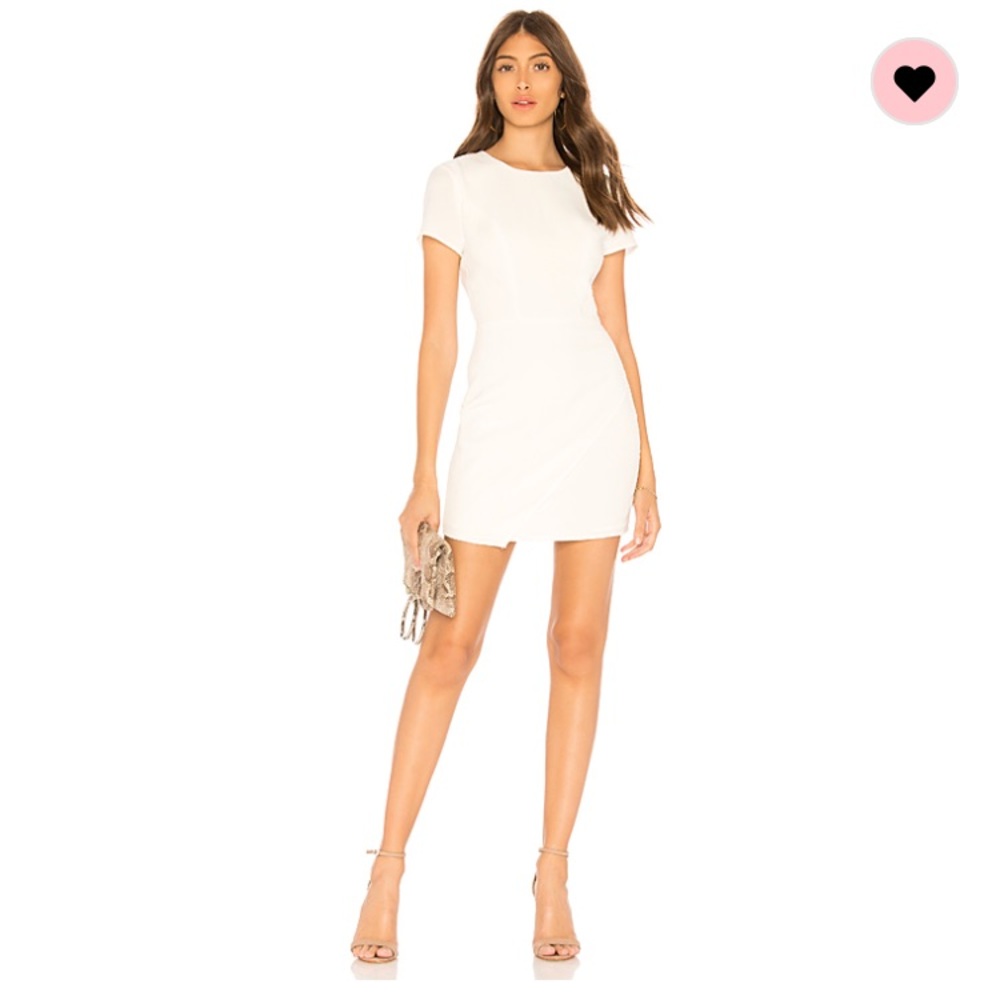 BY The Way - Cheyenne Open Back Dress, XS, White